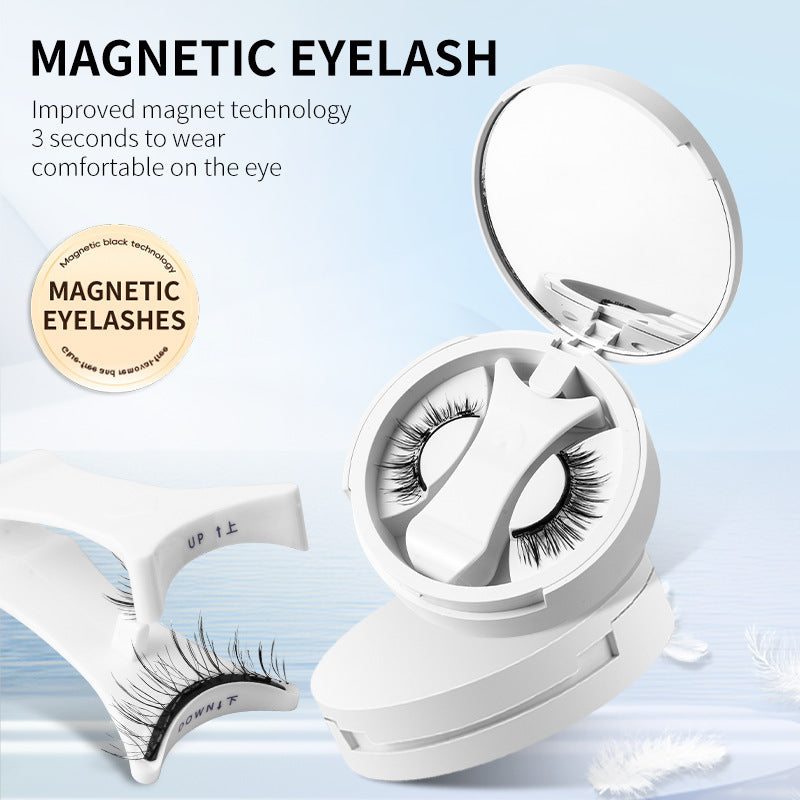 Magnetic False Eyelashes Kit With Applicator
