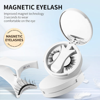 Magnetic False Eyelashes Kit With Applicator