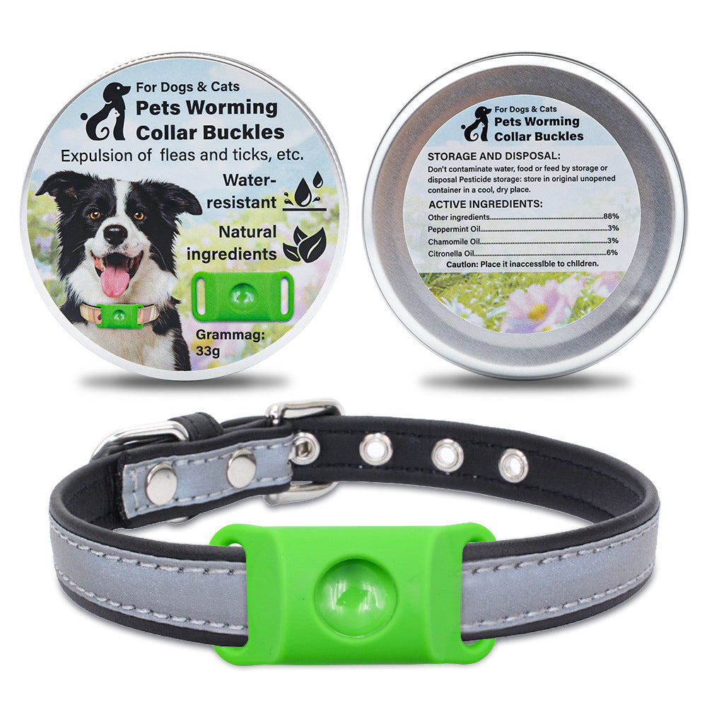 Pet Insect Repellent Button Collar Capsule
