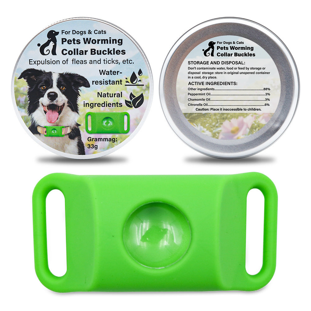 Pet Insect Repellent Button Collar Capsule