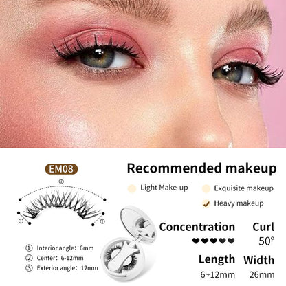 Magnetic False Eyelashes Kit With Applicator